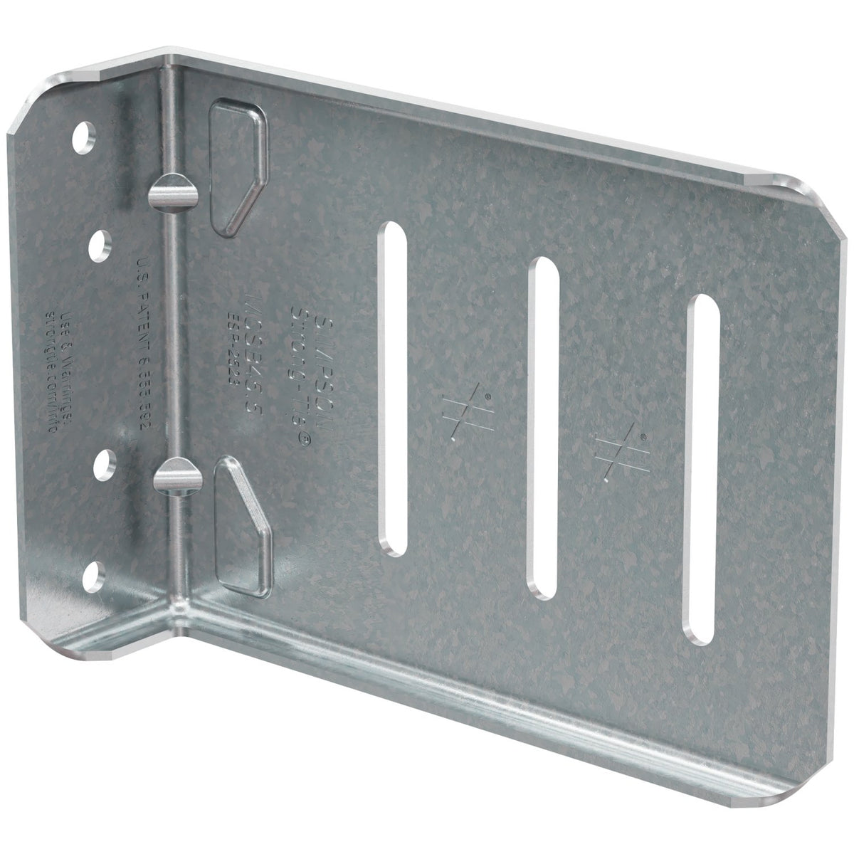 Simpson MSCB45.5-KT 5-1/2 in. 14 Ga Bypass Framing Slide-Clip Connector Kit w/Shouldered Screws 25-Pk