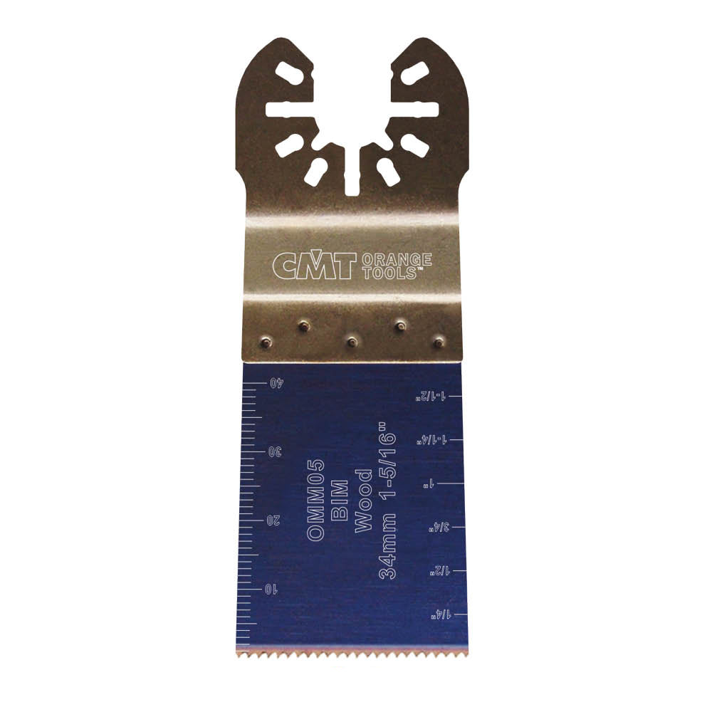 CMT OMM05-X5 1-5/16" Extra-Long Life Flush-Cut Blade for Wood-Bim (5Pc)
