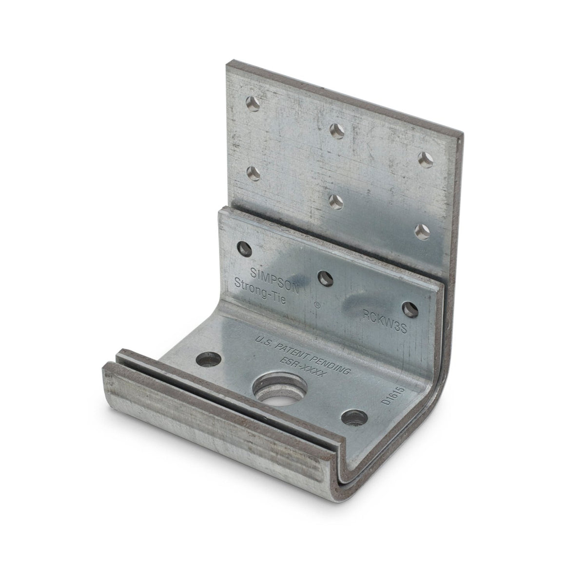 Simpson RCKW3-R10 3-in Kneewall Connector Clip 7 Ga G90 Galvanized 10-Pack