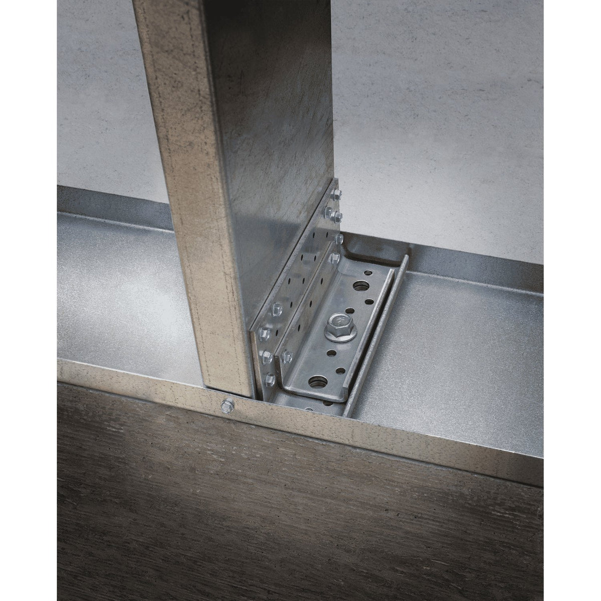 Simpson RCKW3D-R10 3-in Two-Anchor Kneewall Connector Clip 7 Ga G90 Galvanized 10-Pack