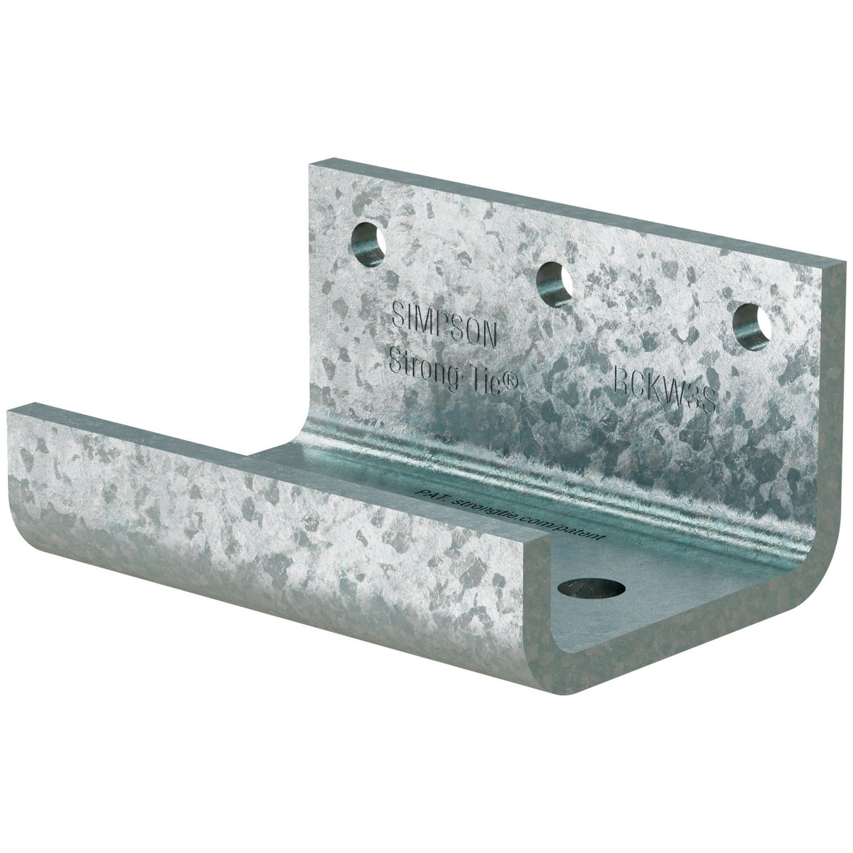 Simpson RCKWS 3-in Kneewall Connector Stiffener 7 Ga G90 Galvanized 10-Pack