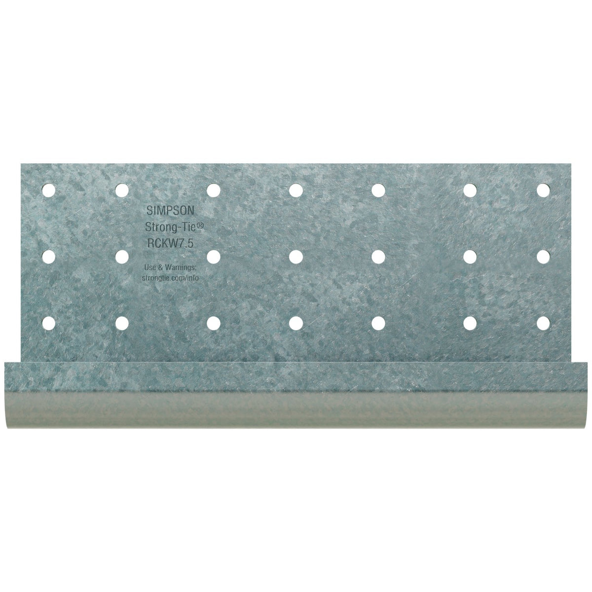 Simpson RCKW 7.5 in. Kneewall Connector Clip 7 Ga G90 Galvanized 10-Pack
