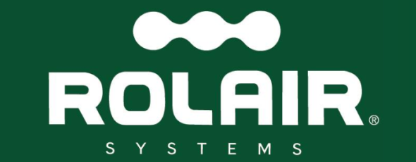 Rolair Systems logo on a green background