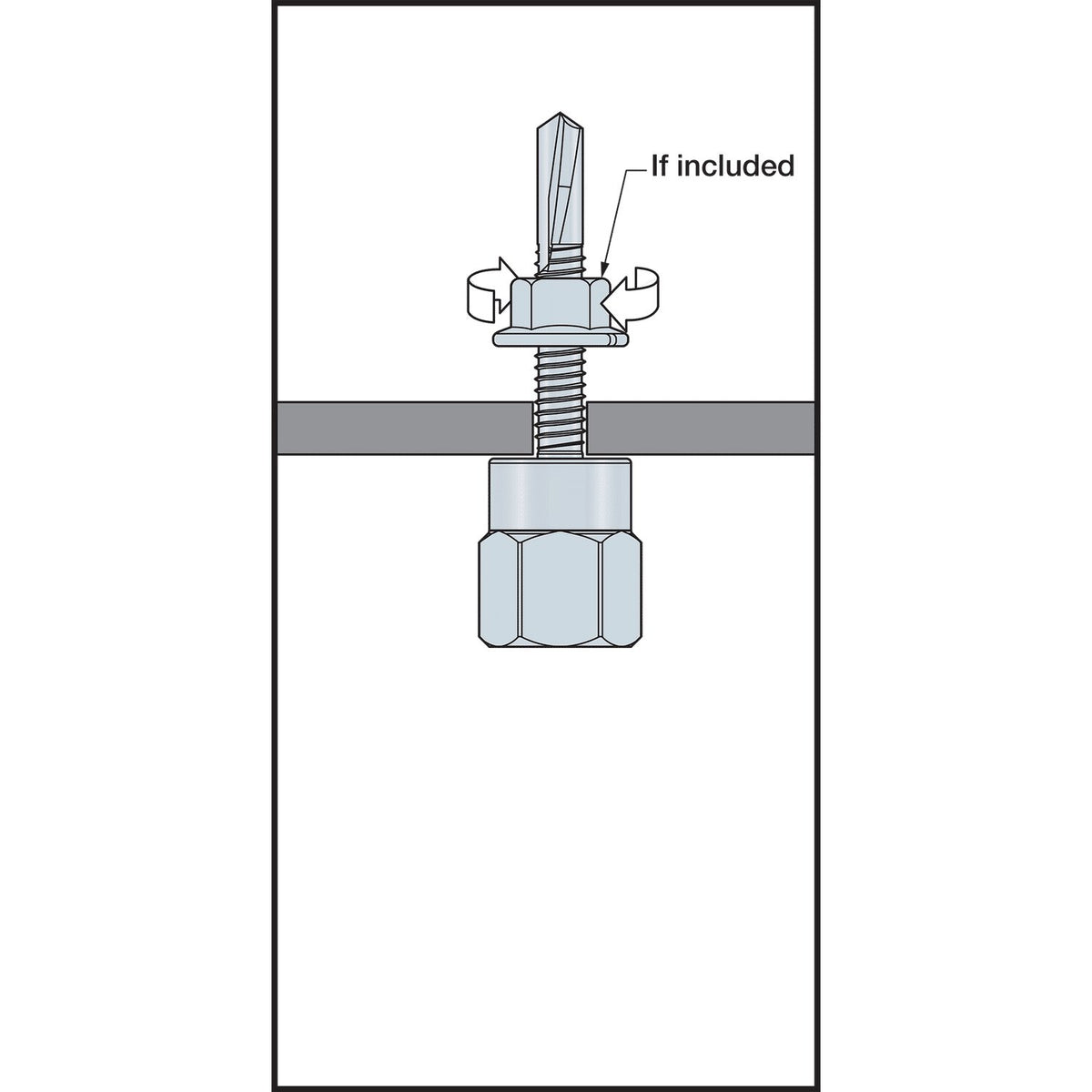 Simpson 3/8" Vertical Steel Rod Hanger