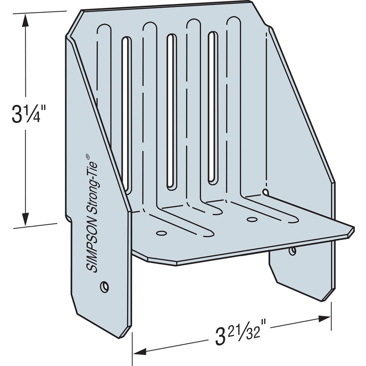 Simpson S/HTC4 Heavy Truss Clip - G90 Galvanized