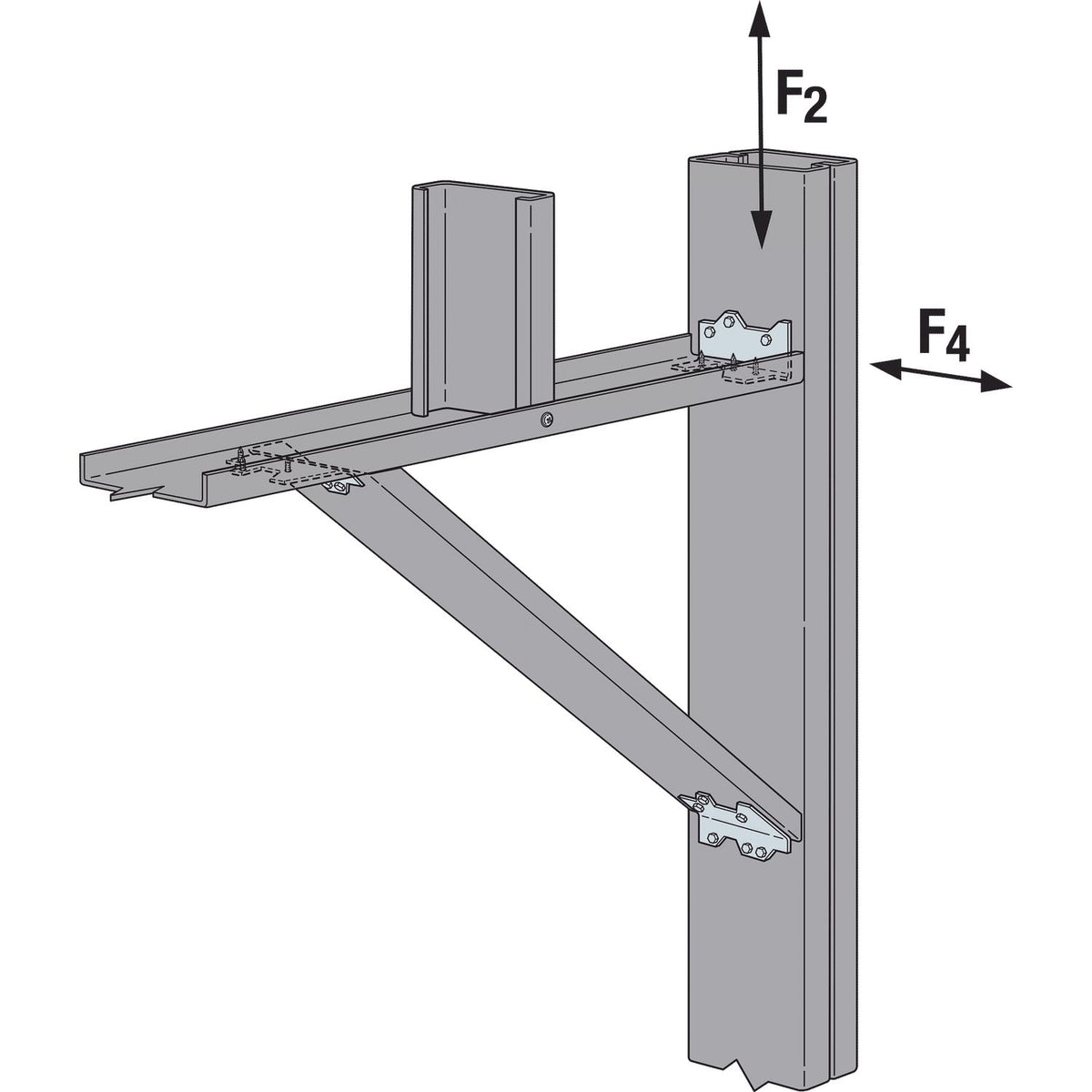 Simpson S/LS50 Light Gauge Steel Reinforcing Angle - G90 Galvanized