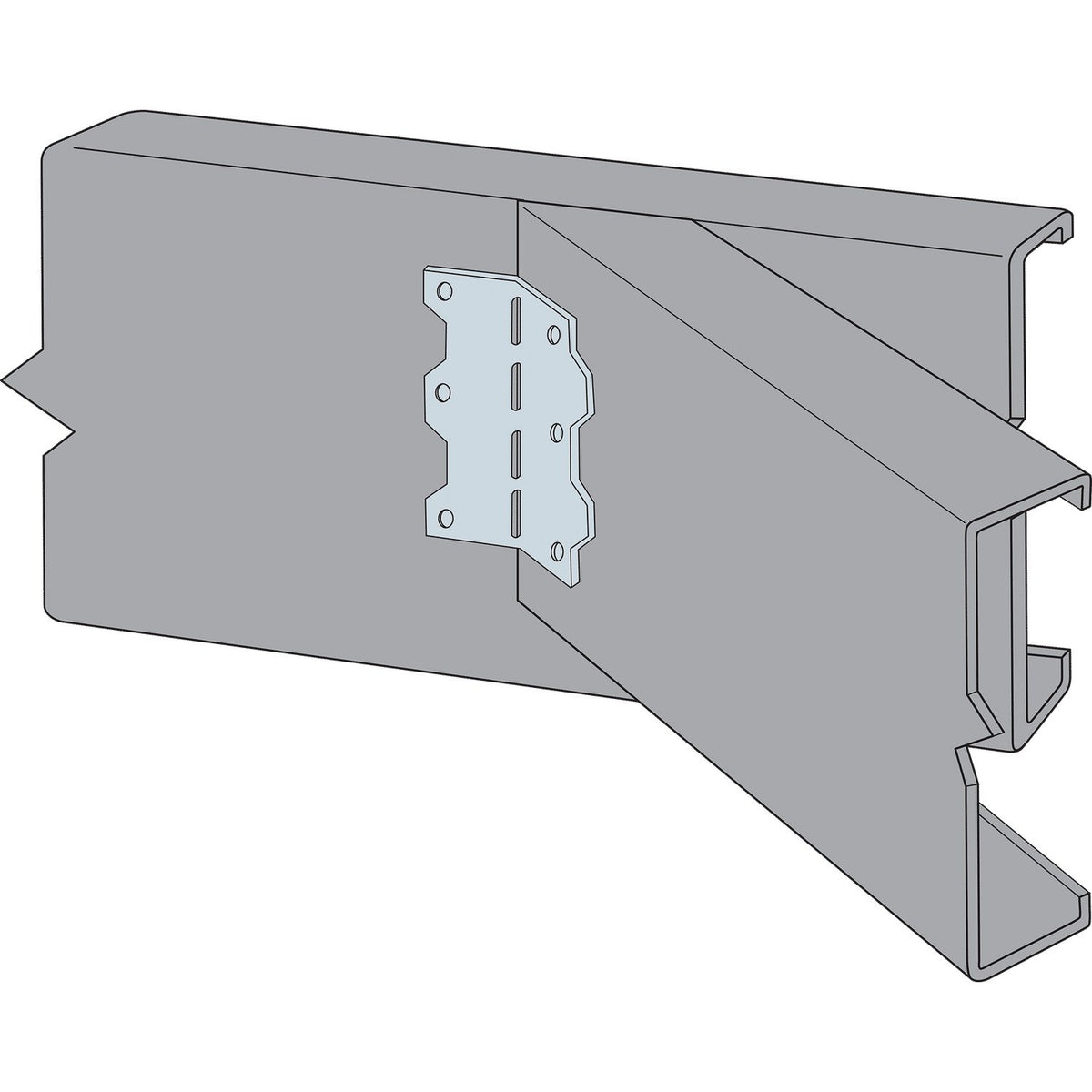 Simpson S/LS50 Light Gauge Steel Reinforcing Angle - G90 Galvanized