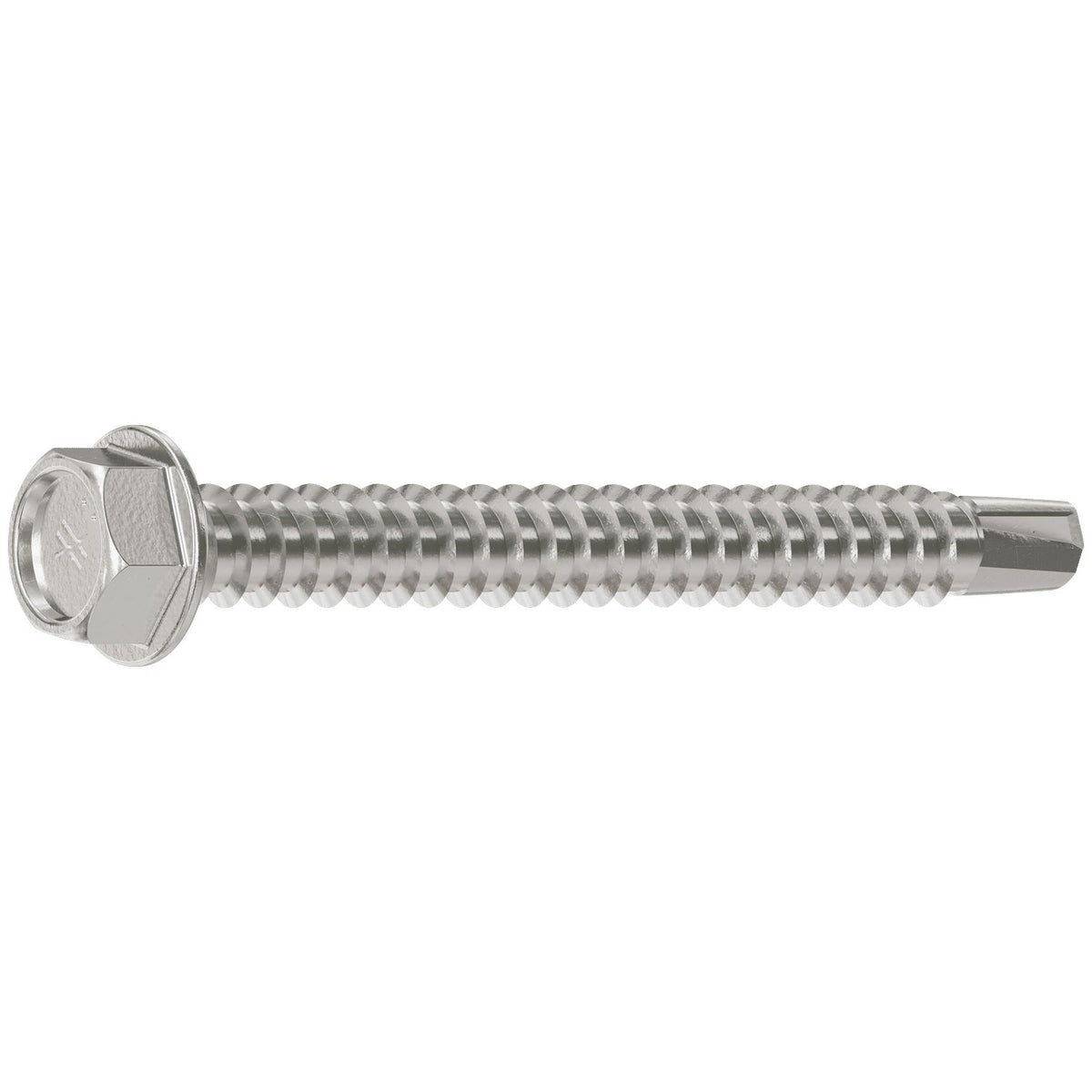 Simpson #12 x 2" Self-Drilling Hex-Washer Head Screw, 305 Stainless Steel