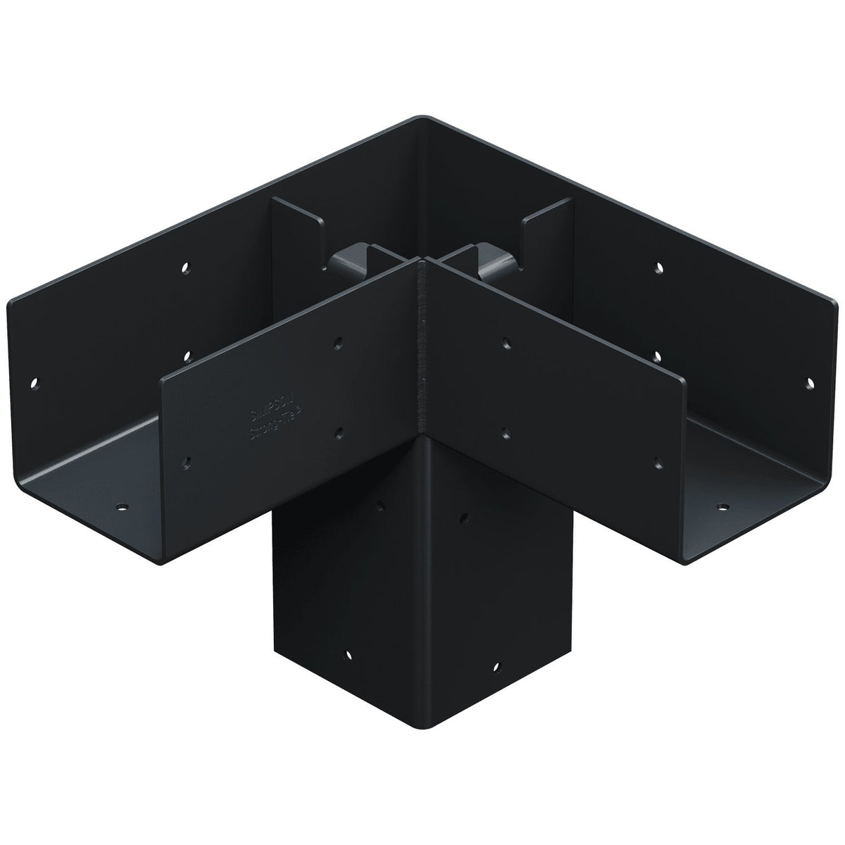 Simpson Sage Corner Connector 4x4, 2 pieces w/screws, Black