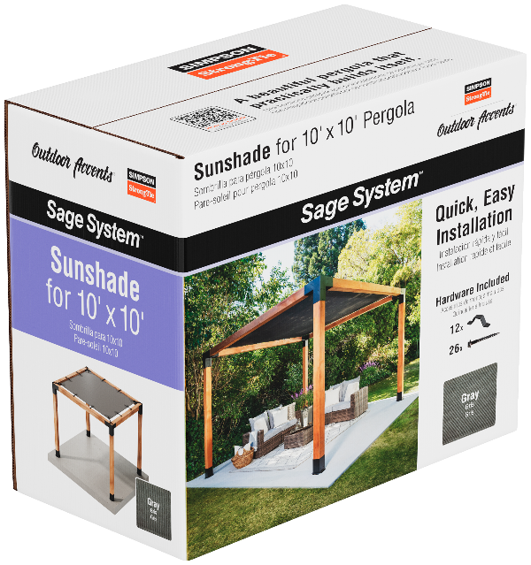SAGE-SHADE10X10G package/box