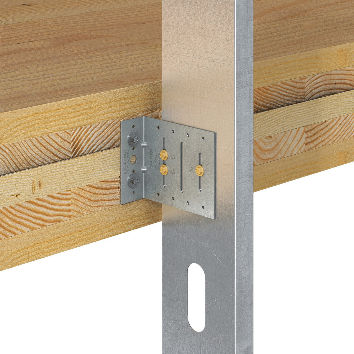 Simpson SCS82-5/118-KT25 2x8 10-Ga Seismic Bypass Framing Slide Clip w/Screws 25-Pack