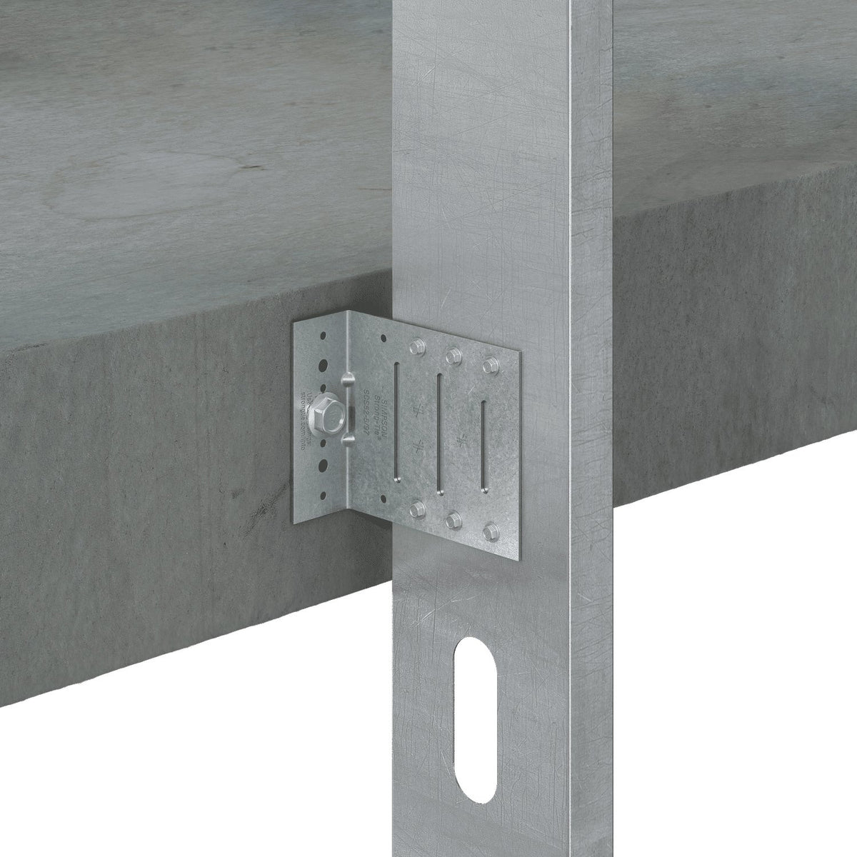 Simpson SCS82-5/118-KT25 2x8 10-Ga Seismic Bypass Framing Slide Clip w/Screws 25-Pack