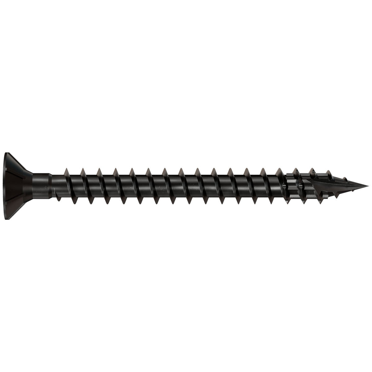 Simpson Strong-Drive SDCF TIMBER-CF Screw - 0.390 in. x 4 in. T50 (Black E-Coat)
