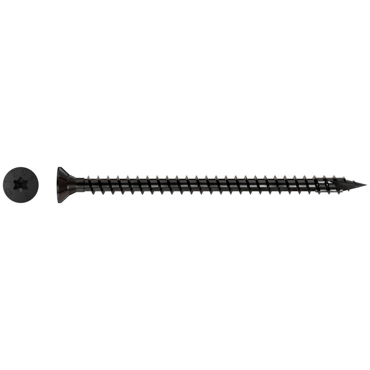 Simpson Strong-Drive SDCF TIMBER-CF Screw - 0.315 in. x 4-3/4 in. T40, E-Coat