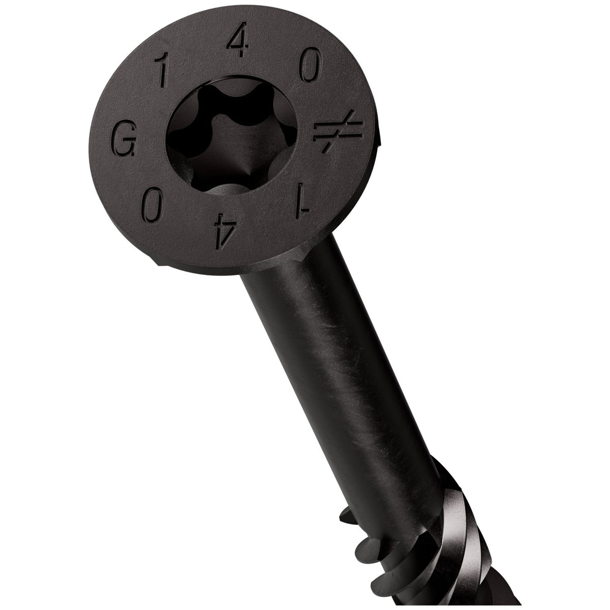 Simpson Strong-Drive SDCP TIMBER-CP Screw - 8 mm x 140 mm, Black E-Coat