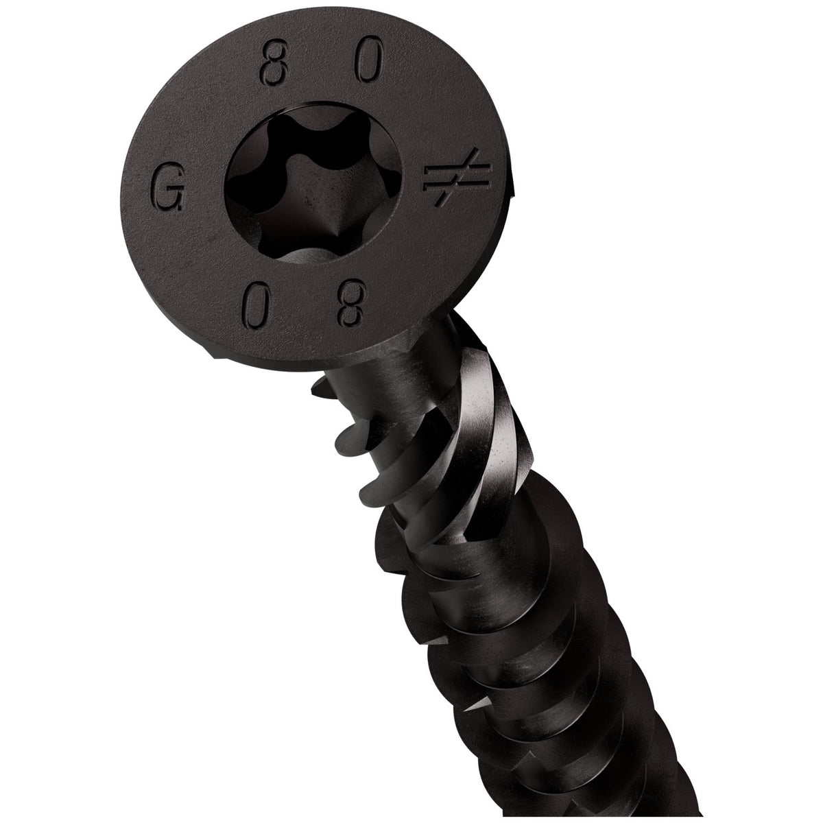 Simpson Strong-Drive SDCP TIMBER-CP Screw - 8 mm x 80 mm, Black E-Coat