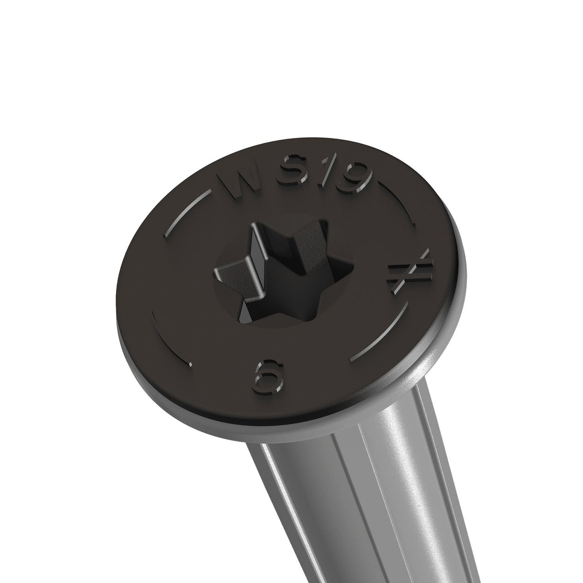 Simpson 0.195 x 6" Strong-Drive SDPW Deflector Screw, 6-Lobe, E-coat