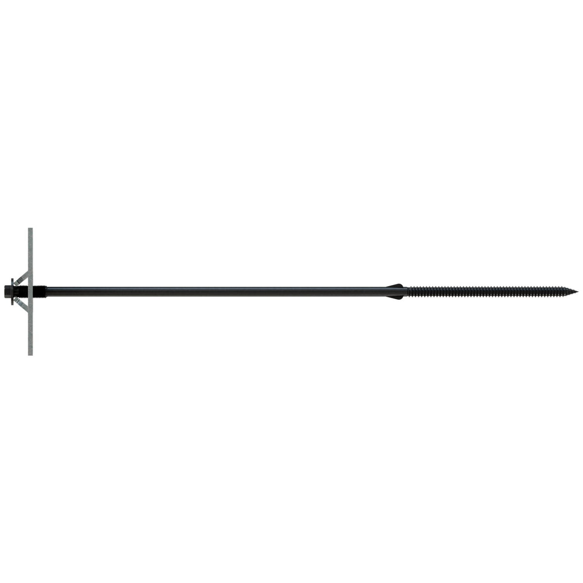 Simpson SDWF Floor-to-Floor Screw 0.270 x 16 in. 5/16 Hex E-coat w/Take-Up Washer Kit 25-Pk