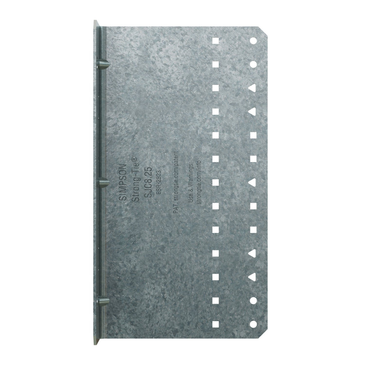 Simpson SJC8.25-R15 CFS Steel-Joist Connector 2x4.5x8.25 in 14-Ga G90 Galvanized 15-Pack