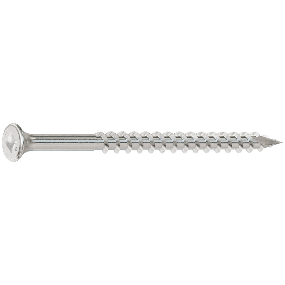 Simpson #10 x 3 in. Collated Bugle-Head Wood Screw, Type 316 Stainless, #3 Square Drive, 1000-Qty