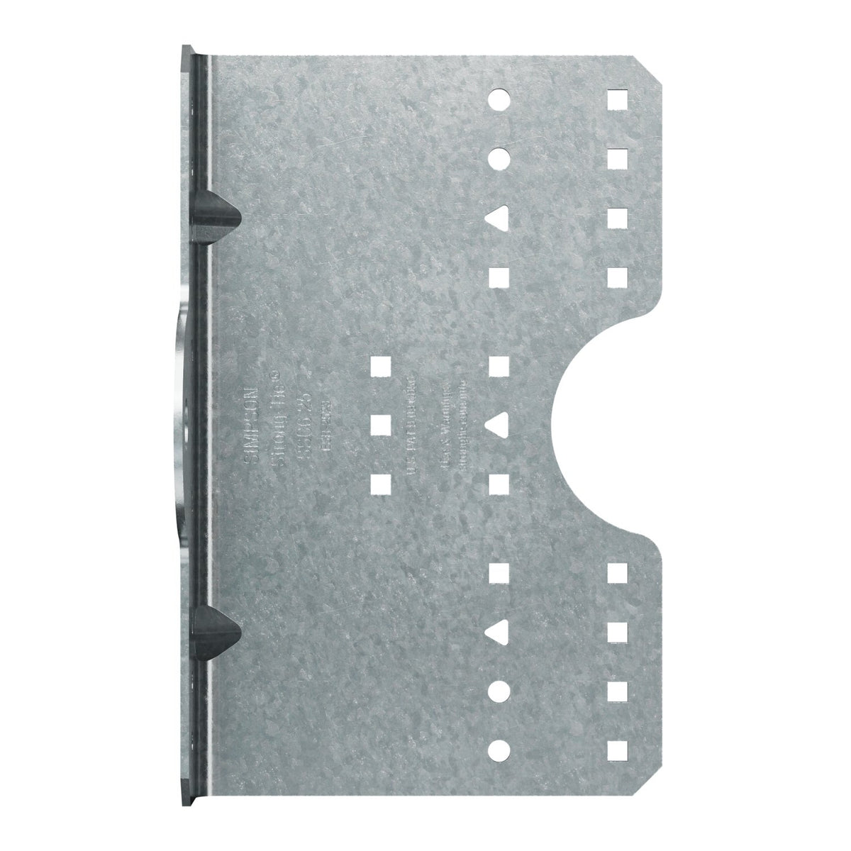Simpson SSC6.25-R30 Steel Stud Clip 6-1/4 in. 14-Ga G90 Galv Cold-Formed Steel Connector 30-Pk