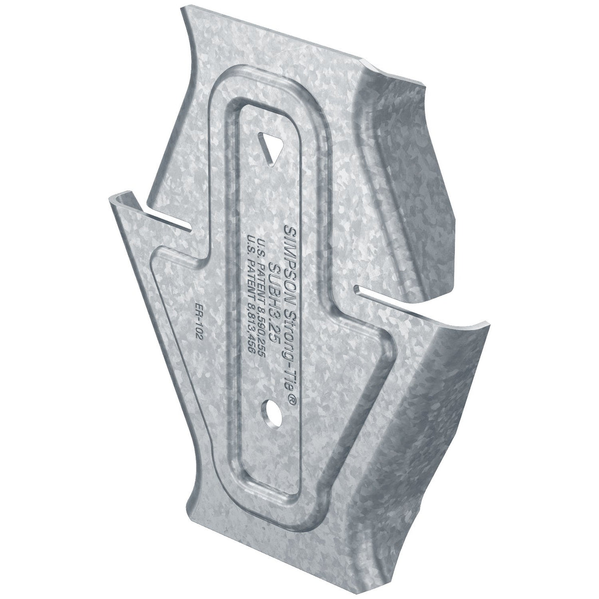 Simpson SUBH3.25 3-1/4 in. 18-Ga Bridging Connector for Cold-Formed Steel Framing, 150-Pack