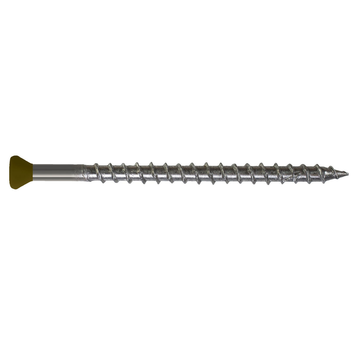 Simpson #7 x 2-1/2 in. Collated Trim-Head Screw Sharp Point Type 305 Stainless Brown 01 1000-Pack