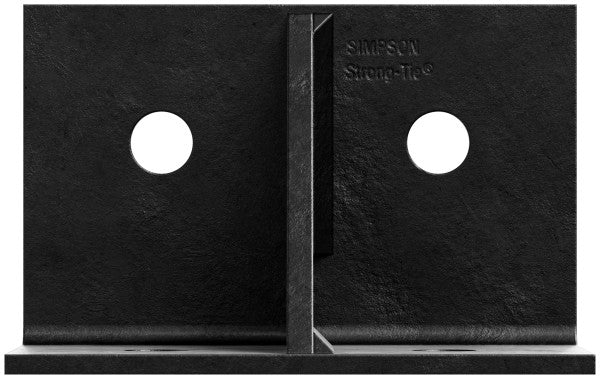 Simpson 3 x 5 Black Ornamental Heavy L-Shaped Angle w/Gusset HL35GPC