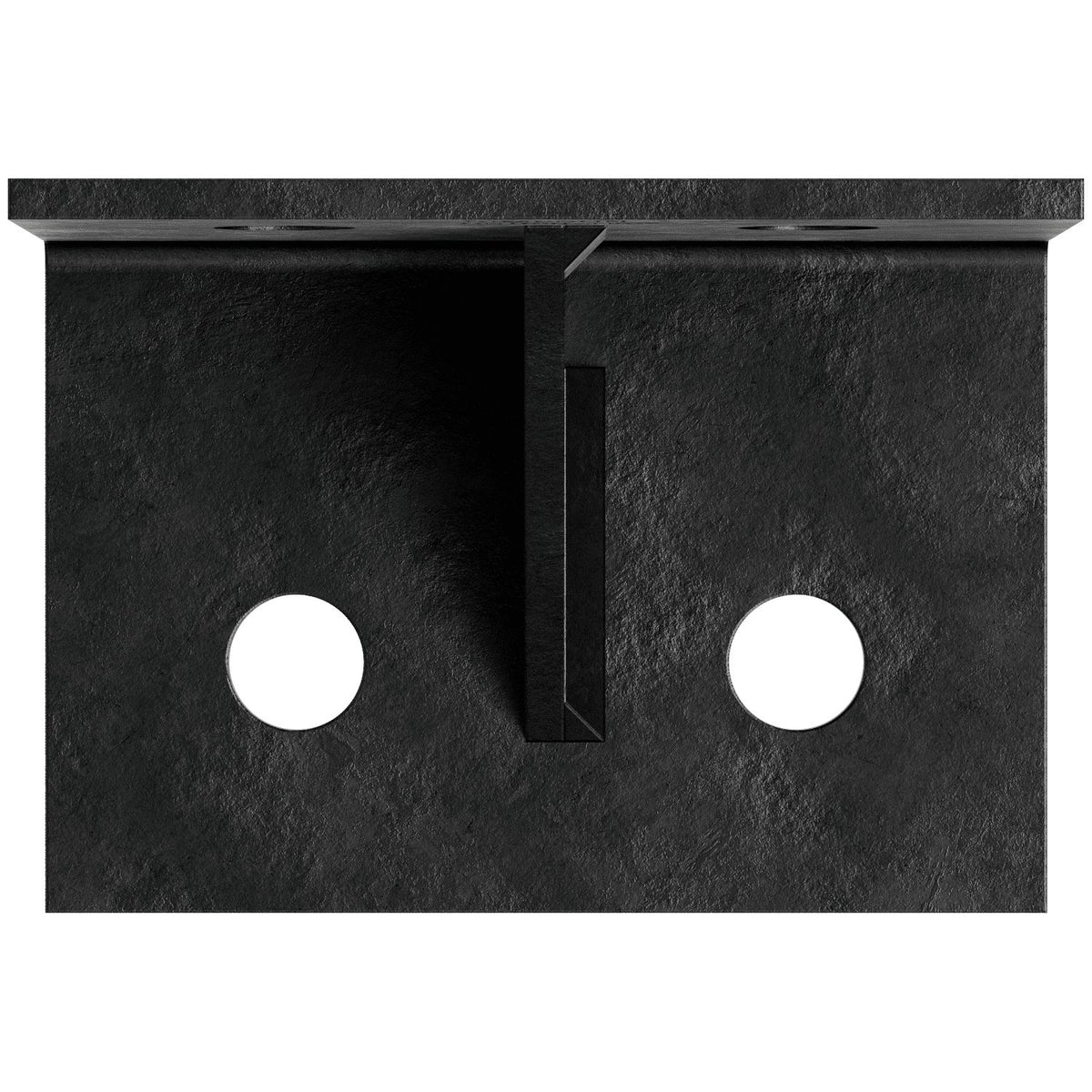 Simpson 4 x 6 Black Ornamental Heavy L-Shaped Angle w/Gusset HL46GPC