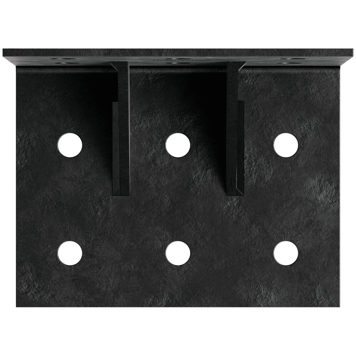 Simpson HL57GPC 5x7 Black Powder-Coated Ornamental Heavy Angle w/Gusset 7-Ga Steel