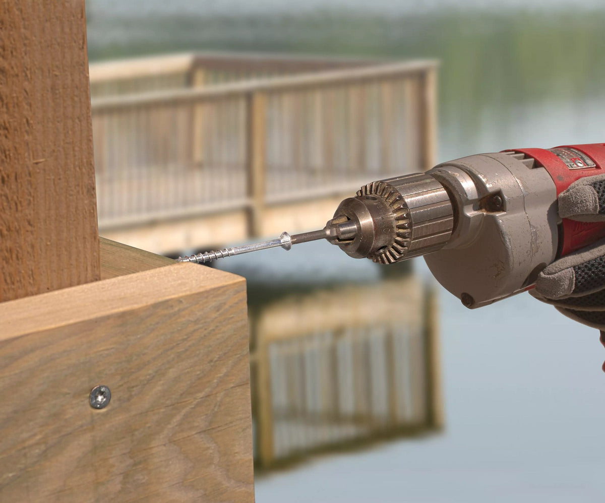 Strong-Drive DWP WOOD SS Screw Installation