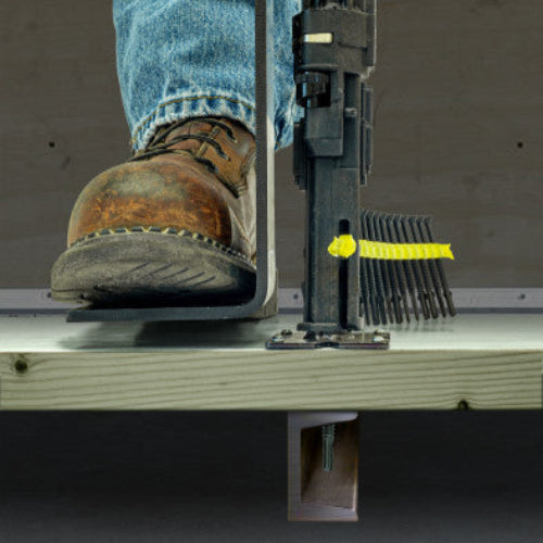 Strong-Drive TF WOOD-TO-STEEL Screw (Collated) installed