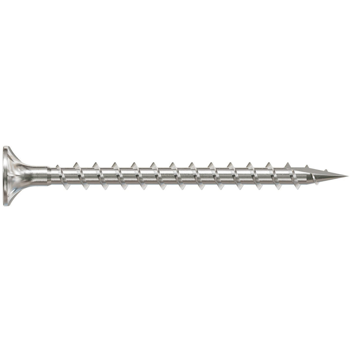 Simpson #8 x 2-1/4" Fiber-Cement Screw, 316 Stainless Steel