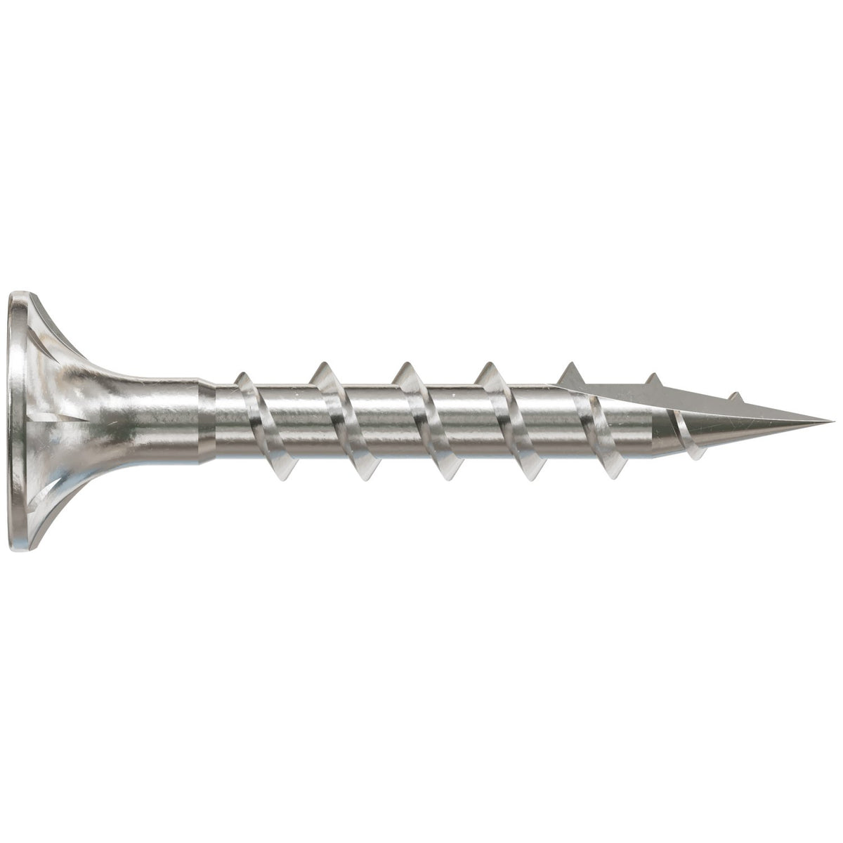 Simpson #8 x 1-1/4" Fiber-Cement Screw, 316 Stainless Steel