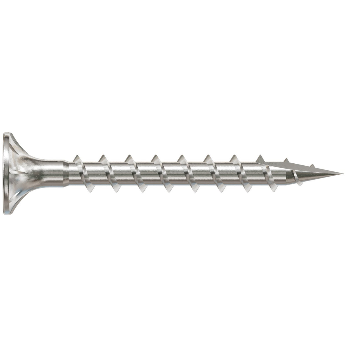 Simpson #8 x 1-5/8" Fiber-Cement Screw, 316 Stainless Steel