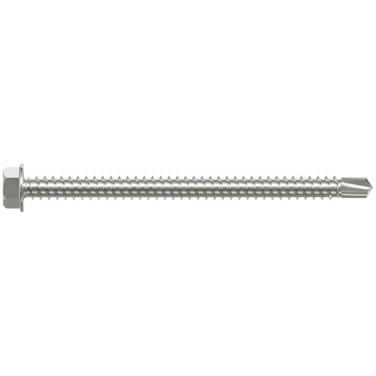 Simpson #12 x 3" Self-Drilling Hex-Washer Head Screw, 316 Stainless Steel