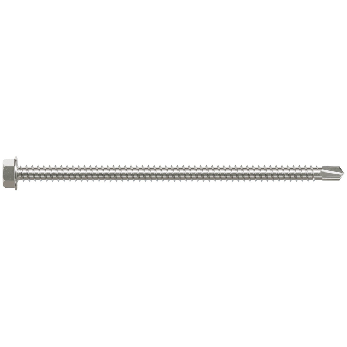 Simpson #12 x 4" Self-Drilling Hex-Washer Head Screw, 316 Stainless Steel