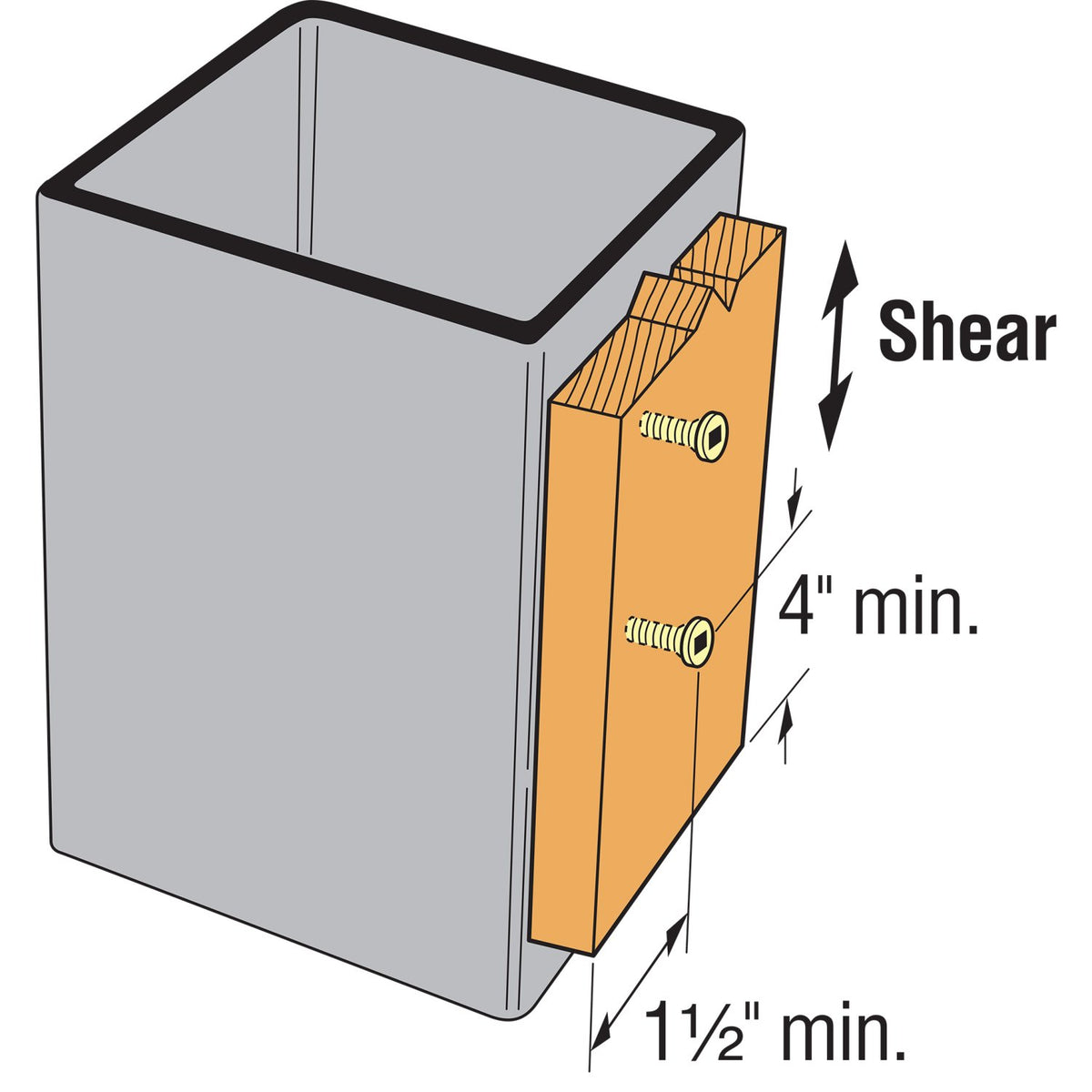 Simpson TB Wood-to-Steel Screw