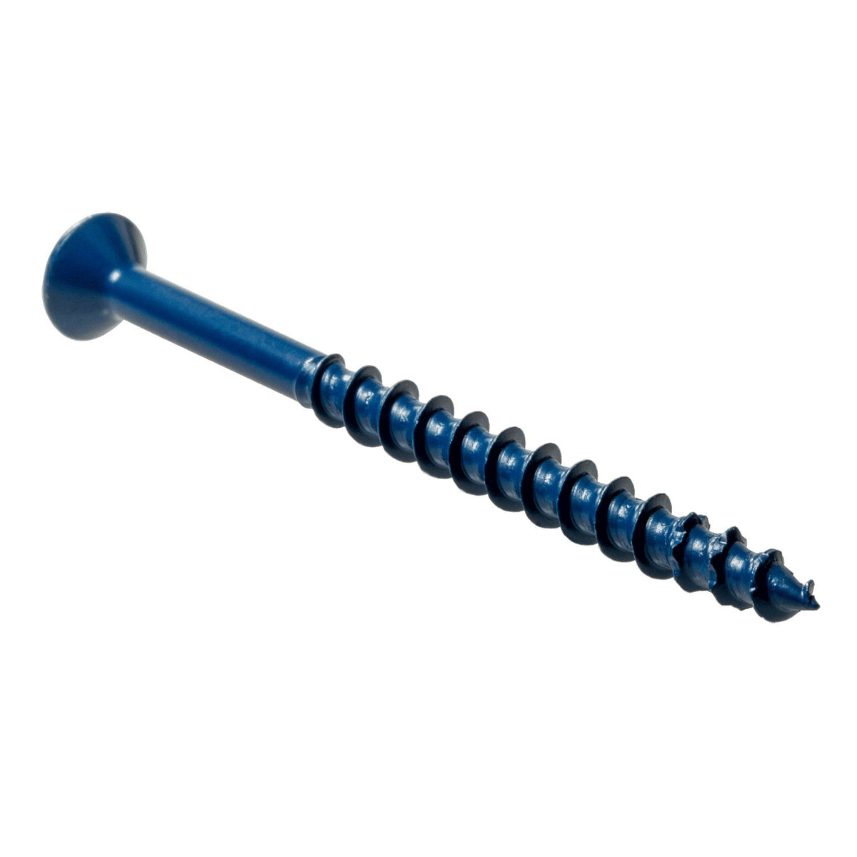 Simpson 3/16" x 2-3/4" Titen Turbo Flat-Head Screw Anchor, Blue TNT18234TF
