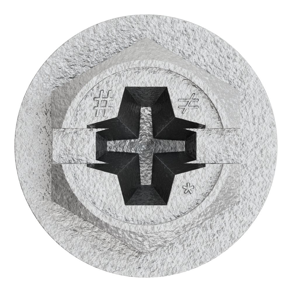 Simpson Titen Turbo - 1/4 in. x 1-1/4 in. 316 Stainless-Steel Hex-Head Concrete and Masonry Screw