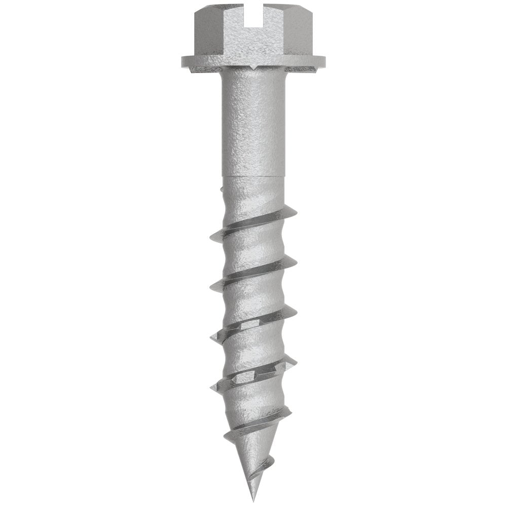 Simpson Titen Turbo - 1/4 in. x 1-1/4 in. 316 Stainless-Steel Hex-Head Concrete and Masonry Screw