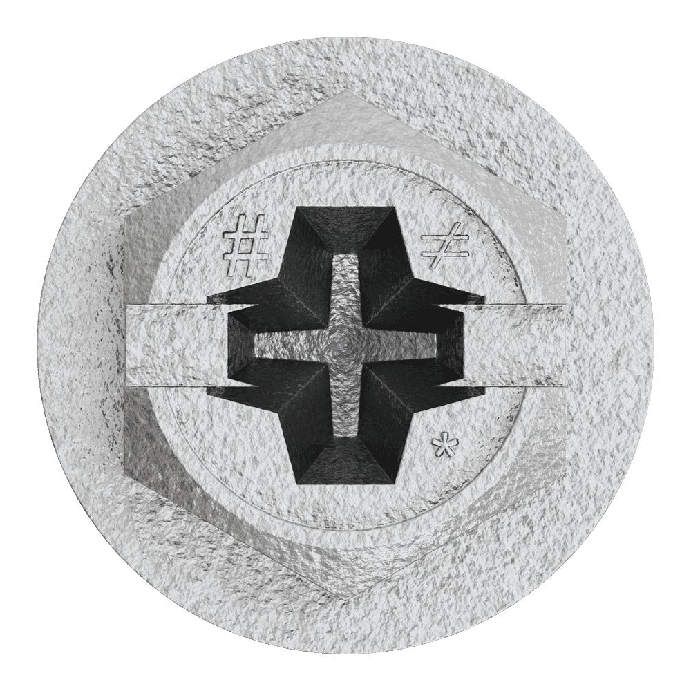 Simpson Titen Turbo - 1/4 in. x 1-3/4 in. 316 Stainless-Steel Hex-Head Concrete and Masonry Screw