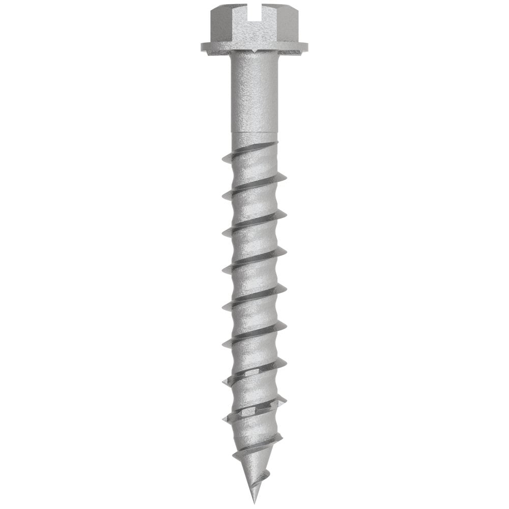 Simpson Titen Turbo - 1/4 in. x 1-3/4 in. 316 Stainless-Steel Hex-Head Concrete and Masonry Screw