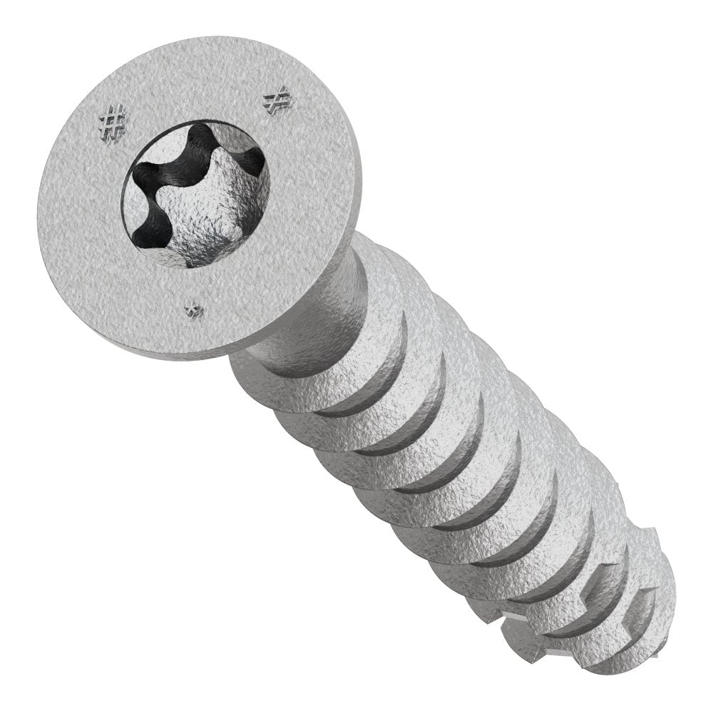 Simpson Titen Turbo - 1/4 in. x 1-3/4 in. 316 Stainless-Steel Trim-Head Concrete and Masonry Screw