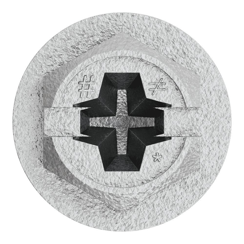 Simpson Titen Turbo - 1/4 in. x 2-1/4 in. 316 Stainless-Steel Hex-Head Concrete and Masonry Screw