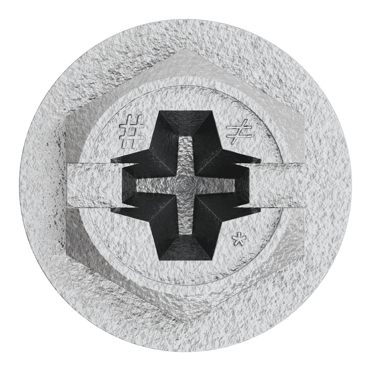 Simpson Titen Turbo - 1/4 in. x 2-1/4 in. 316 Stainless-Steel Hex-Head Concrete and Masonry Screw
