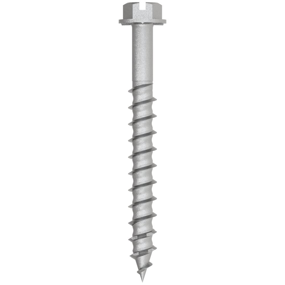 Simpson Titen Turbo - 1/4 in. x 2-1/4 in. 316 Stainless-Steel Hex-Head Concrete and Masonry Screw