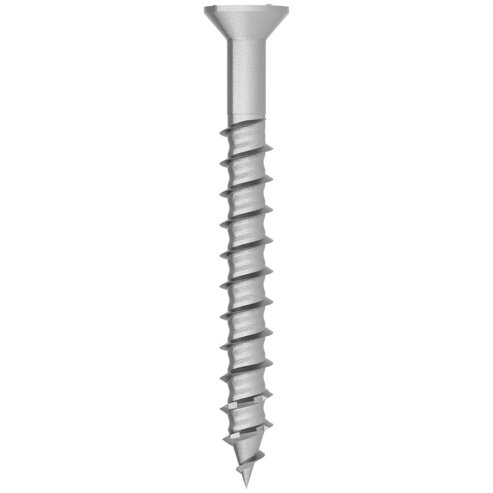 Simpson Titen Turbo - 1/4 in. x 2-1/4 in. 316 Stainless-Steel Trim-Head Concrete and Masonry Screw
