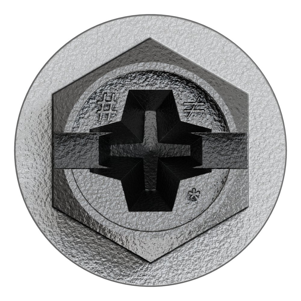 Simpson Titen Turbo - 1/4 in. x 2-3/4 in. 316 Stainless-Steel Hex-Head Concrete and Masonry Screw