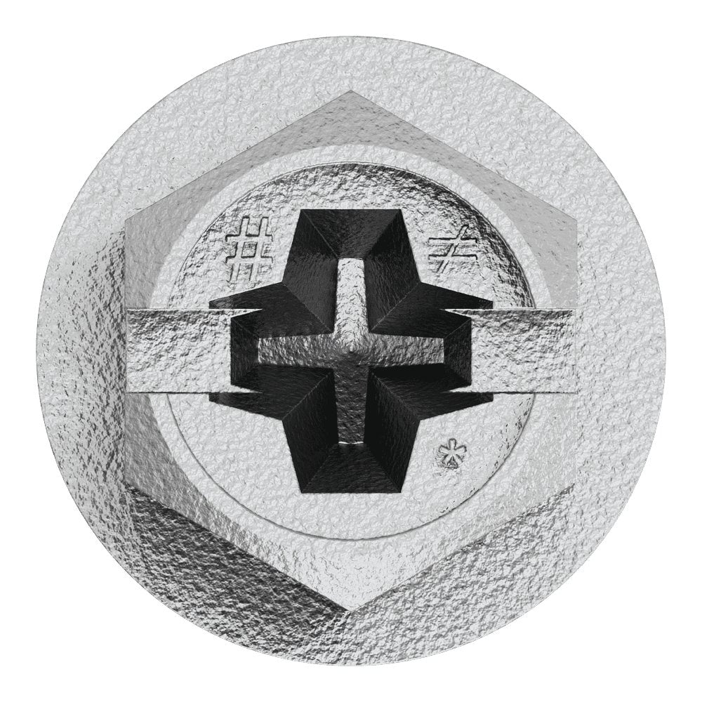 Simpson Titen Turbo - 1/4 in. x 2-3/4 in. 316 Stainless-Steel Hex-Head Concrete and Masonry Screw